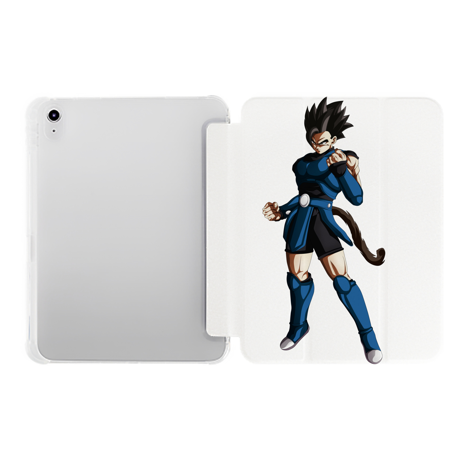 （画像用） ドラゴンボール 孫 悟飯（そんごはん）DRAGON BALL Son Gohan IPad ケース ペン収納付き 三つ折りスタンド PUレザー×シリコン 対応機種9.5/10.5/10.9インチ